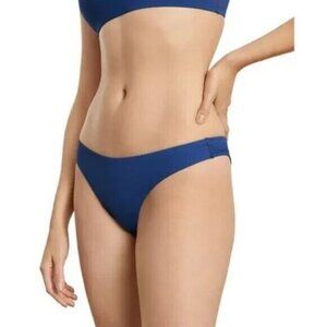 Everlane The Thigh-High Bikini Bottom in Blue Dusk Womens Size Large